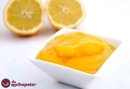 Crema de limón. lemon curd en Apples with lemon cream (manzanas a la crema de limón)