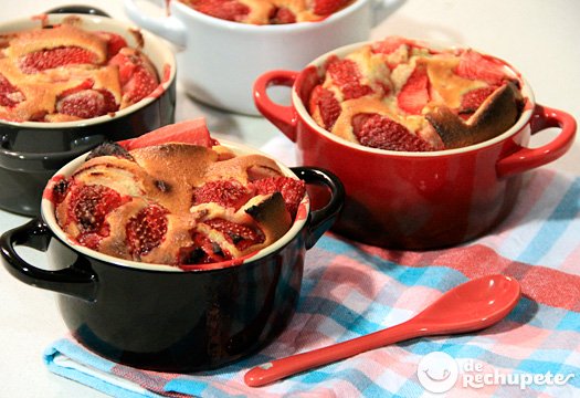 Strawberry clafoutis recipe