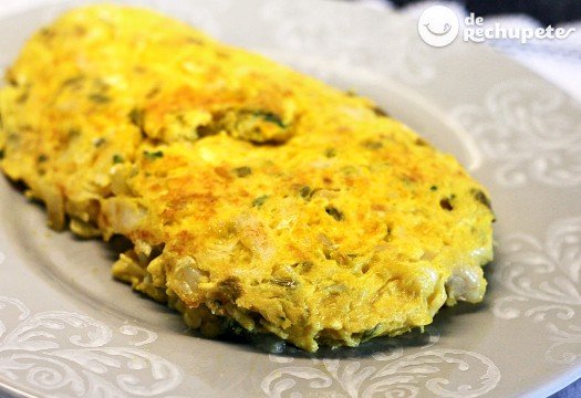 Cod omelette recipe