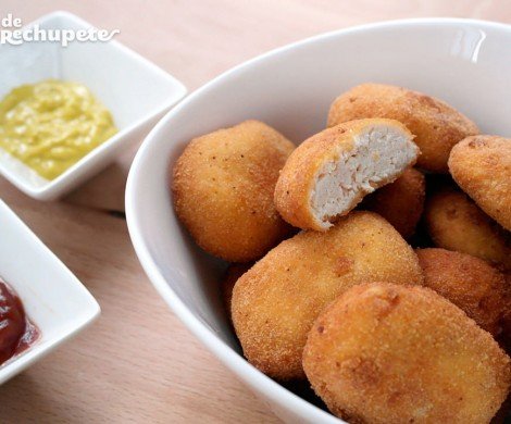 Nuggets de pollo caseros. Receta fácil perfecta para niños