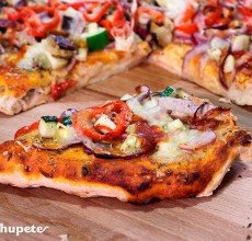 Cómo hacer pizza casera con vegetales