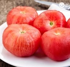 Cómo pelar tomates fácilmente. Escaldar tomate