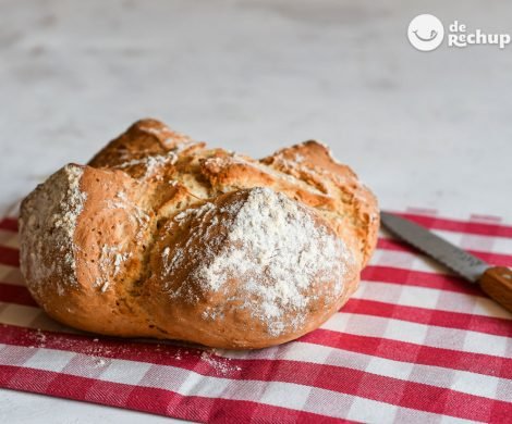 Pan fácil y rápido con harina común y levadura química