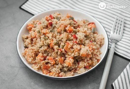 Quinoa con verduras. Receta súper fácil y saludable - Recetas de rechupete - Recetas de cocina