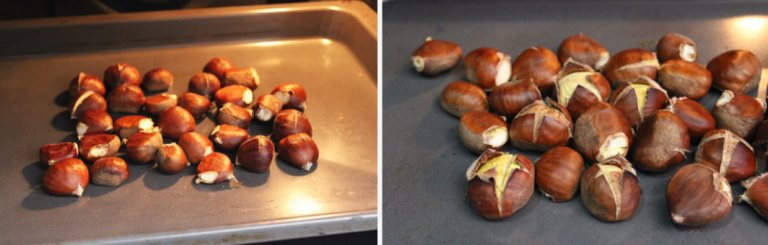 Cómo hacer castañas asadas al horno, sartén o microondas - Recetas de rechupete