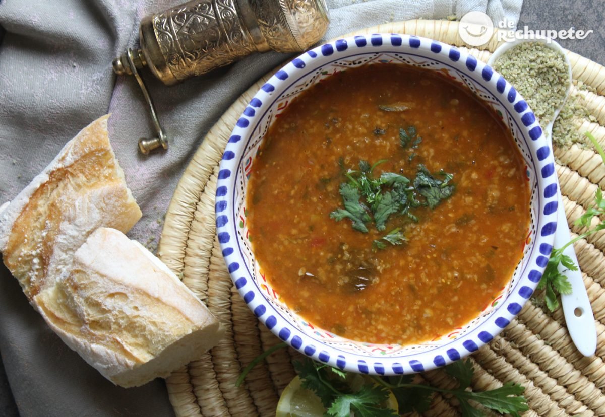 Chorba frik. Un sopa argelina deliciosa con cordero