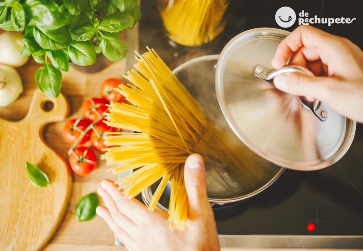 Preparar los espaguetis, como si fueras italiano