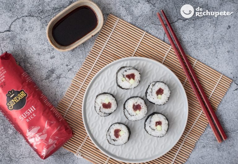 Cómo hacer maki sushi y nigiri de atún