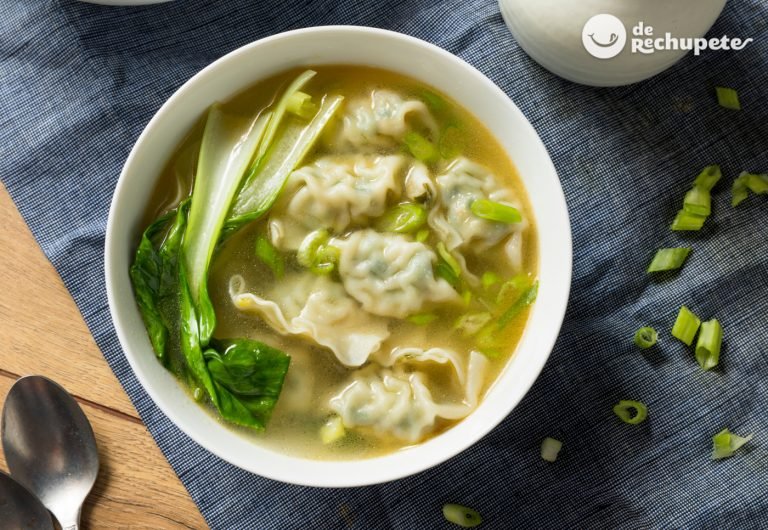 Sopa wan tun o wonton, receta china deliciosa