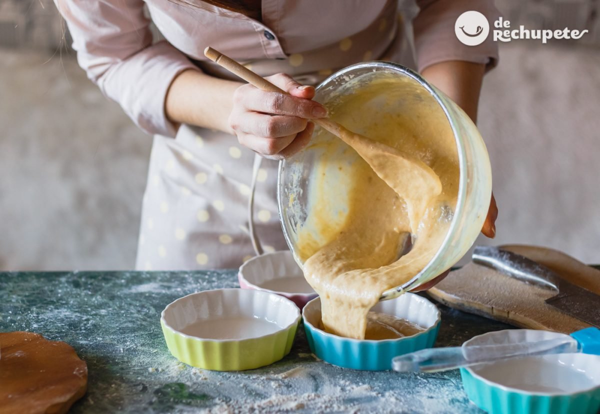 Cantidad de masa o crema para cada molde de tarta o bizcocho. Consejos y medidas