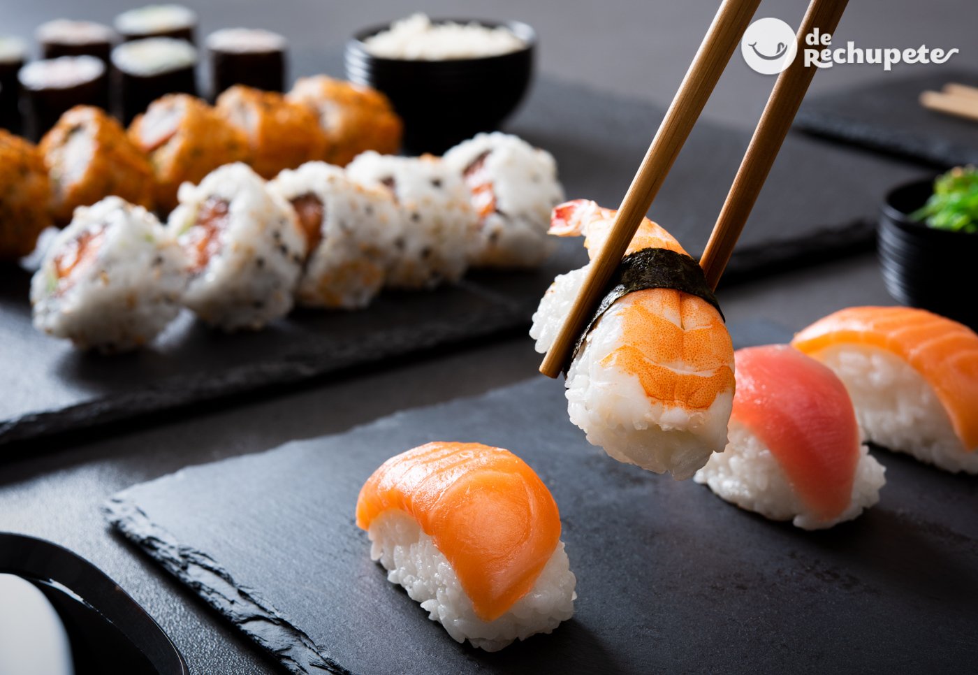 Sushi. Consejos para hacer sushi casero cómo un profesional. Tipos y recetas  - De Rechupete