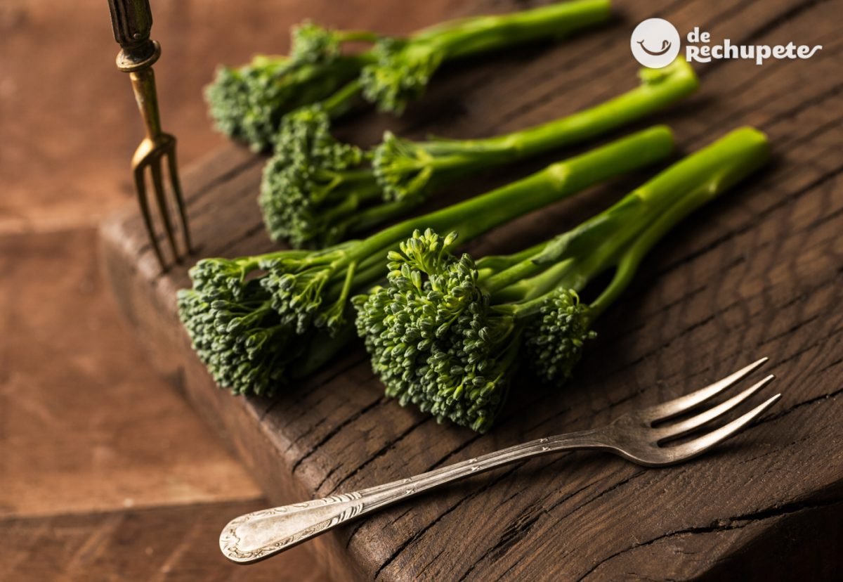El bimi o broccolini. Beneficios y propiedades para tu salud. Ideas y recetas